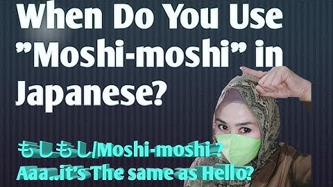 Moshi moshi tiếng nhật là gì năm 2024
