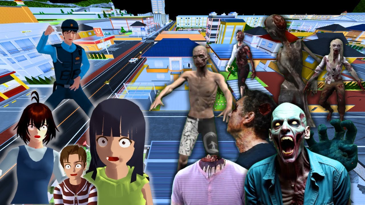 DAHSYAT! Yuta Mio Panik CCTV Rekam ZOMBIE TANPA KEPALA DiDepan Rumah😱SAKURA SCHOOL SIMULATOR|ANOMALI