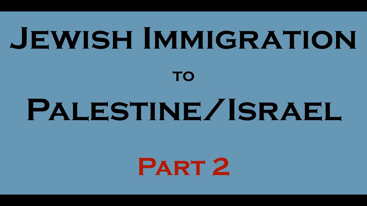 10 Facts - Jewish immigration to Palestine/Israel? (1947-2014)