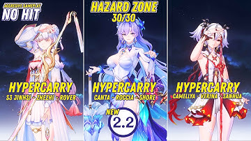 NEW Tower of Adversity 2.2 | Jinhsi  - Cantarella - Camellya | Hazard Zone   Wuthering Waves