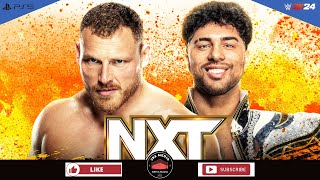 NXT | Ridge Holland vs Joaquin WIlde | WWE 2k24 Gameplay