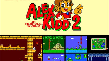 Alex Kidd In Miracle World 2 (Homebrew, Final Version, Master System, 2017) Original Soundtracks