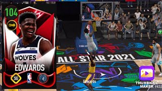 104 PLAYOFFS ANTHONY EDWARDS IS HIM!   NBA LIVE MOBILE GAMEPLAY