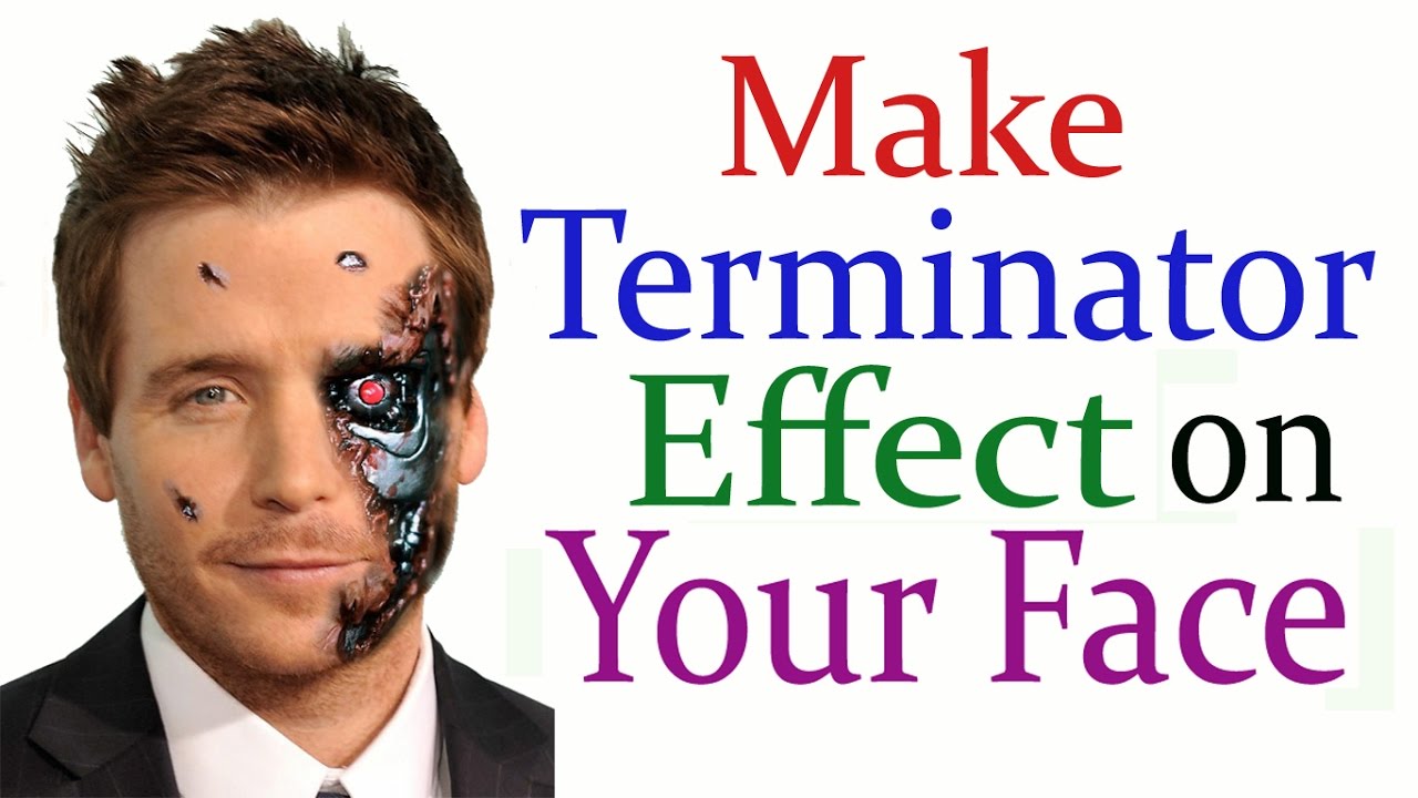 How To Make A Terminator Face Effect On Your Image In Mobile