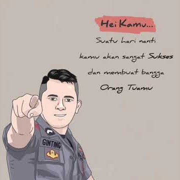 story wa kata-kata polisi 😍