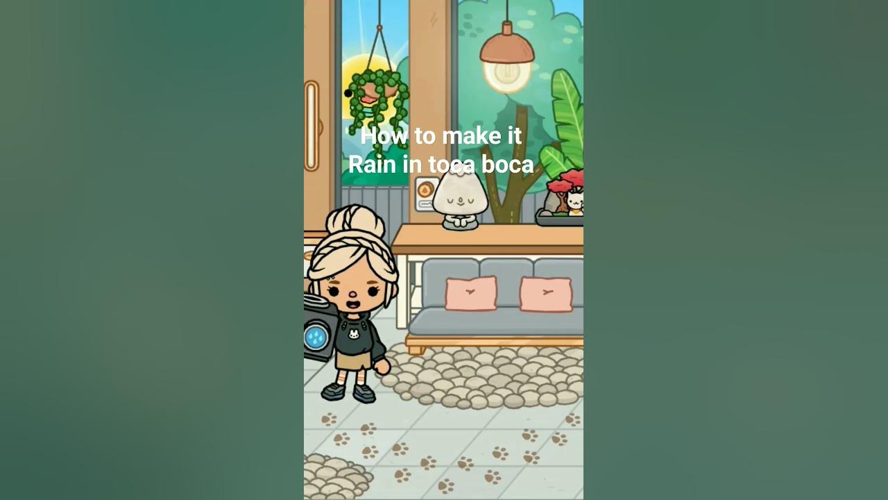 ▷ How to make it rain in Toca Boca 2023 ❤️ DONTRUKO