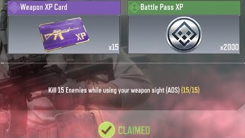 Call Of Duty Mobile Kill 15 Enemies while using your sight (ADS)  Task Complete