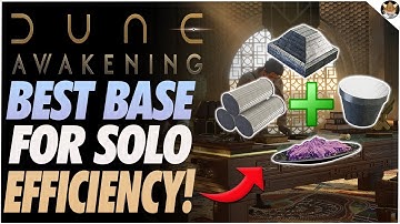 Dune Awakening Best Endgame Base Build and Location for Solo Player ~VERY EFFICIENT BASE SETUP!~