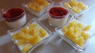 باناكوتا بالاناناس بدون جيلاتين ديسير ساهل و لذيذ لأحبابك و ضيافك panna cotta  #panna_cotta_اناناس_