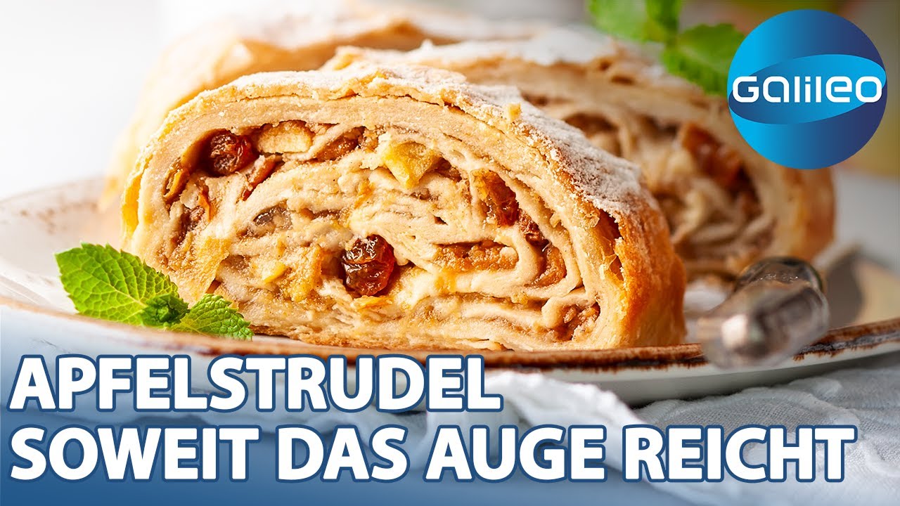 Apfelstrudel: Handarbeit in der Manufaktur vs. 800km Strudel im Jahr