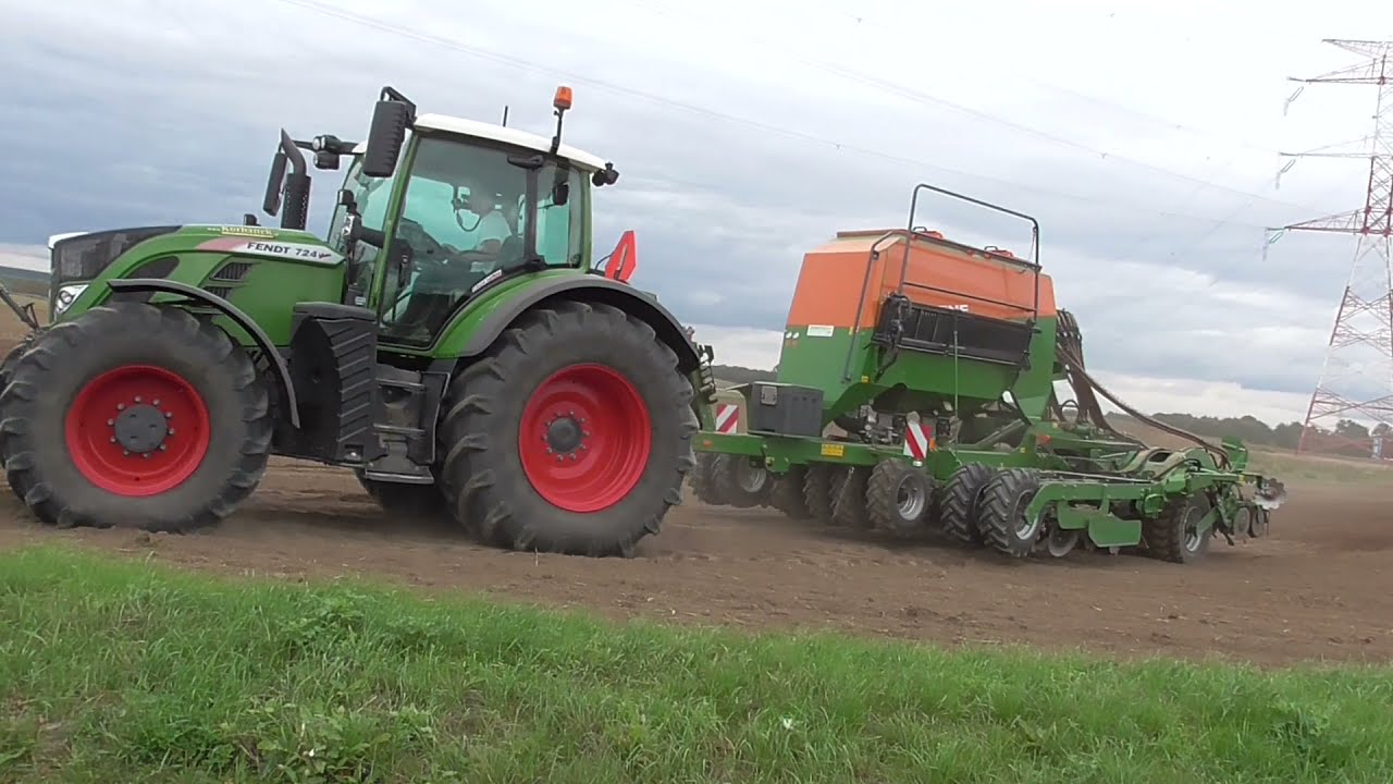 FENDT 724 Vario/AMAZONE Cirrus 4003-2C