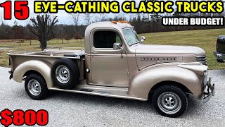Cheap but Stylish – 15 Classic Trucks Worth Buying!