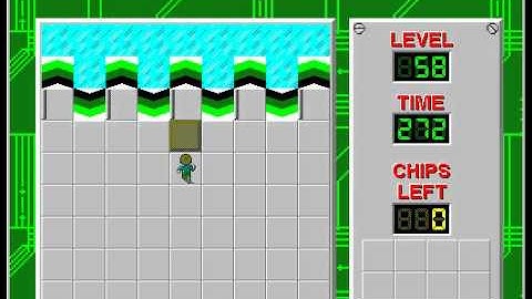 CCLP3 level 58 solution - 244 seconds