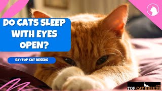 Do Cats Sleep With Eyes Open?