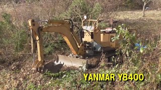 YANMARショベルYB400の修理　YANMAR YB400 excavator repair