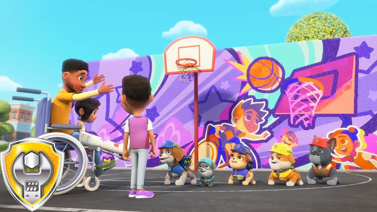 Rubble Loves Helping Those In Need! | Rubble - Paw Patrol | Cartoons for Kids