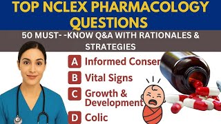 Top Nclex pharmacology questions #2025  #education #study #explore #fypシ゚viral