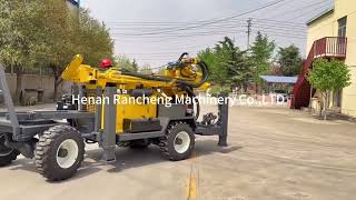 RCF220W Self-Propelled Wheeled Water Well Drilling Rig #Drilling #WaterWellRig #DrillingRig