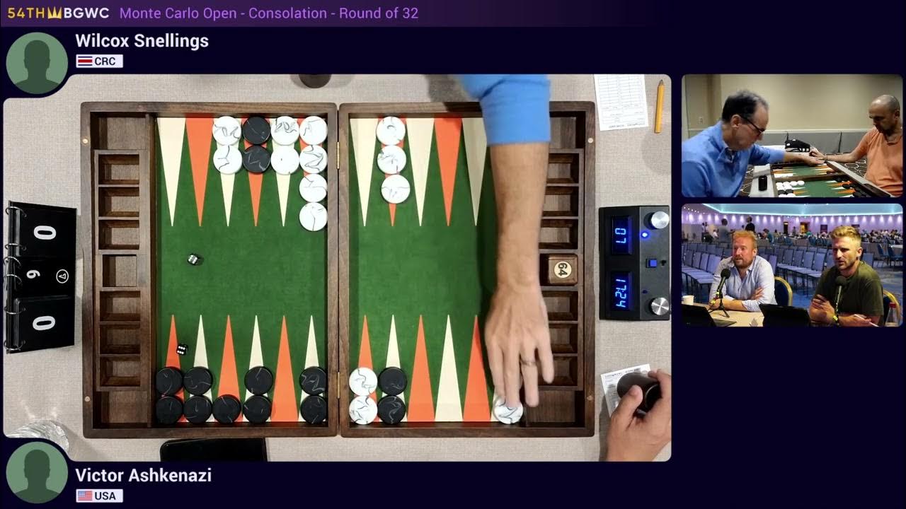 2023 BGWC Monte Carlo Open Consolation Rnd of 32 Wilcox Snellings vs. Victor Ashkenazi