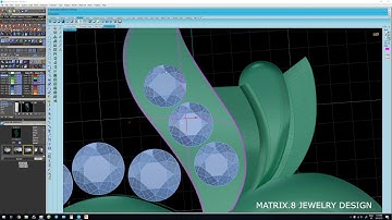 How to make 3D gemvision jewelry design matrix 8.. Part .1