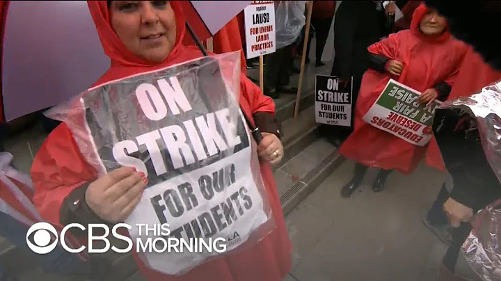 Los Angeles teachers strike, as only quarter of students show up to school