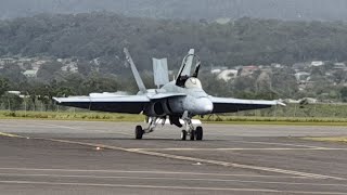 Wings Over Illawarra 2021 - RAAF F\/A-18 Hornet's final performance, 28.11.2021