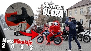 PIERWSZA GLEBA NA WR125X | MotoMikołajki 2023 - RYPIN