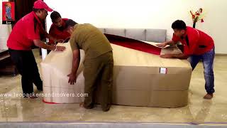 Packing of Sofa | Leo Packers and Movers