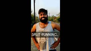 #Splitrunning - 25 meters Split running in 1 min 24 seconds     #Exercise #running #fitness #fit
