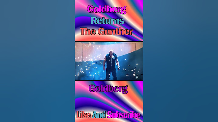 Goldberg Returns Gunther | Goldberg Vs Gunther | Short Status |   @OtherStatus | 2025 |