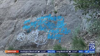 Vandals who tagged 30 Yosemite National Park sites with graffiti sought