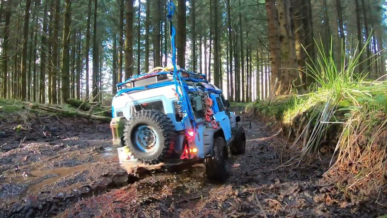 Rc trail trip in Hammel 3 cars