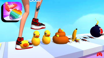 Tippy Toe ASMR Game - All Levels Walkthrough Video - Satisfying ASMR Android/iOS Gameplay