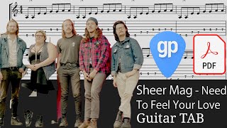 Sheer Mag - Need to Feel Your Love Guitar Tabs [TABS]