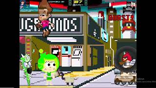 Mugen Battle #4004: Jimmy Neutron, Courage & Angry Birds Tank