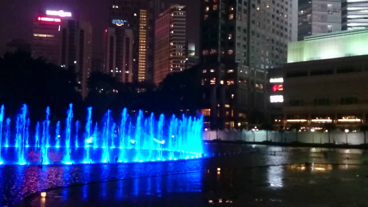 Water Light Music Dancing fountains at KLCC 2014, Water Dance YouTube
