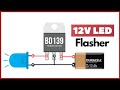 12V LED Flasher Circuit