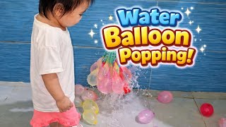 Satisfying Water Balloon Popping 💥🎈 Kid Fun Moment screenshot 1