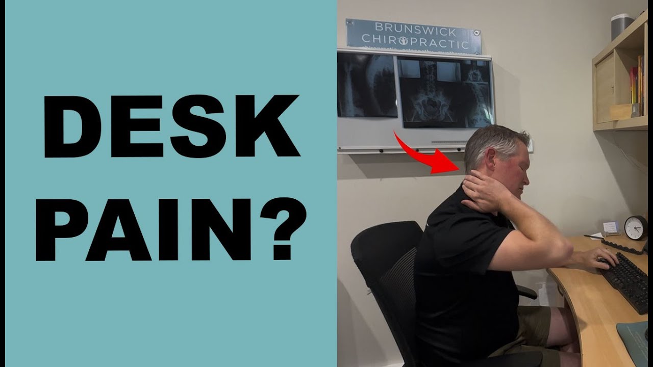 Manage Desk Posture & Neck Tension in 4 Minutes (Movement Snacks) | Brunswick Chiropractic