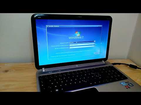 How to Boot From DVD on hp Laptop to install Windows 7