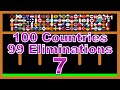 100 countries & 99 times elimination7 -marble race in Algodoo- | Marble Factory 2nd