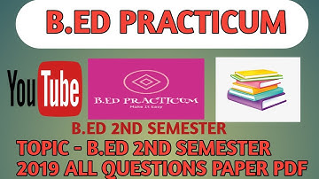Wbuttepa b.ed 2 nd semester 2019 all course question papers pdf download link 👇👇👇