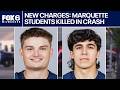 Marquette students killed in crash, former lacrosse teammate now charged | FOX6 News Milwaukee