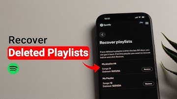Hoe herstel ik verwijderde afspeellijsten op Spotify?