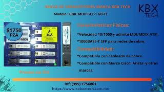 VENTA DE GBICS 1G Y 1O GB. #gibics #transceiver #transceptor #wifi #redes @KBXTECH-zo6hn #cisco