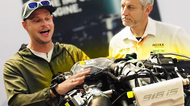 Checking out the Rotax 916 iS at Sun n Fun 2023