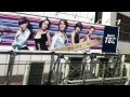 新垣結衣・木下優樹菜・KARAほか【駅ホームドア設置前】Billboard Japan, ホント一瞬だから見逃さないで!!【交通広告】JR新宿駅 TBC KARA