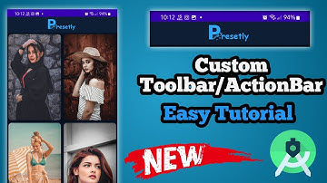 How to create custom ActionBar or Toolbar | Android studio