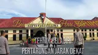 Brimob Kaltim Hari Ini Teknik Beladiri Pertarungan Jarak Dekat .