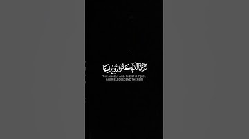 إنا أنزلناه في ليلة القدر | سورة القدر | القارئ أحمد النفيس | #quran #قرآن #احمد_النفيس